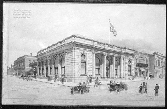 1910's The Bank Of Eureka and the Savings Bank of Humboldt County