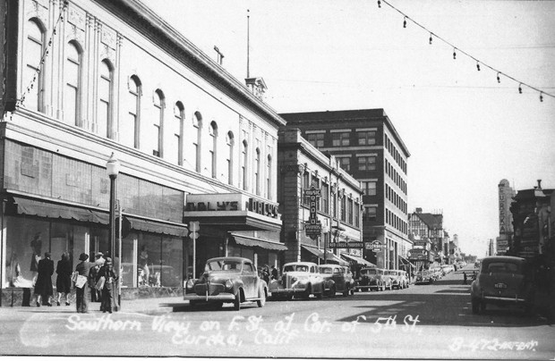 Daly’s Department Store at the corner of F and 5 th taken in the 1940s