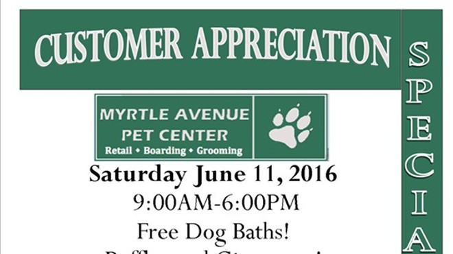 Customer Appreciation Day at Mytrle Avenue Pet Center