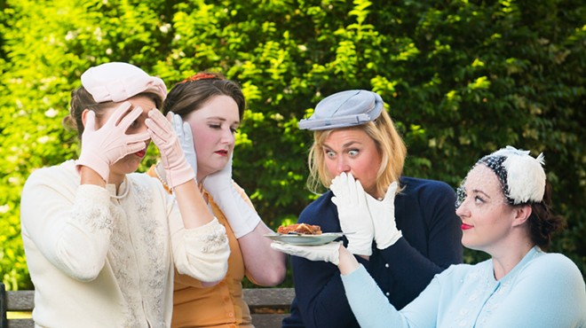 Five Lesbians Eating a Quiche