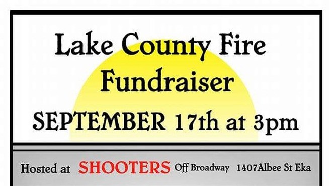 Lake County Wildfire Relief Fundraiser