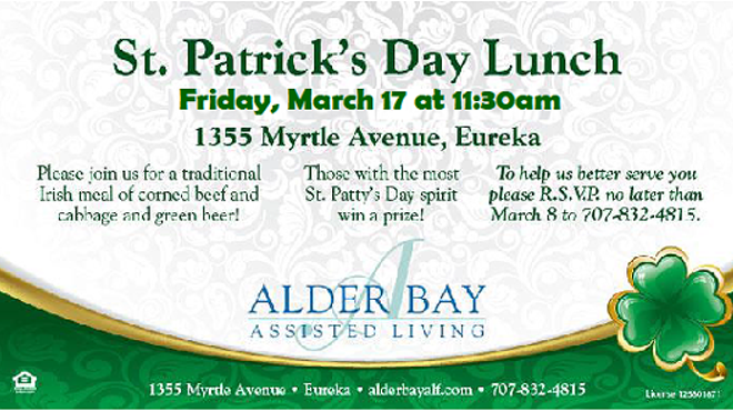 St. Patrick's Day Lunch