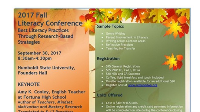 Redwood Writing Project's Annual Literacy Conference