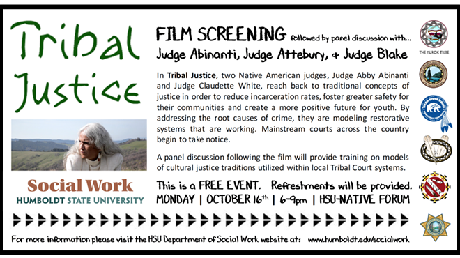 Tribal Justice Film Screening