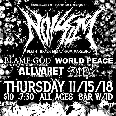 Noisem / Blame God / World Peace / Allvaret at RampArt Skatepark