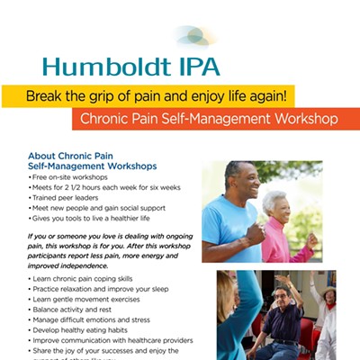 Free Chronic Pain Self-Management Workshop