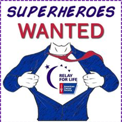 Superheroes WANTED for Relay for Life 2020