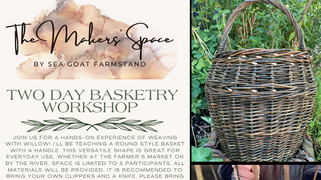 2 Day Basketry Class at The Makers' Space