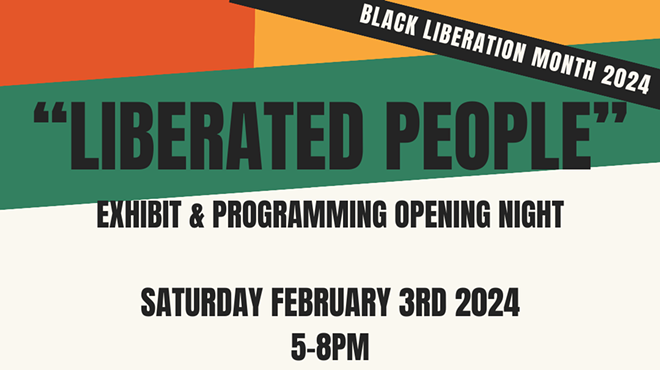 "A Liberated People" Art exhibition opening night