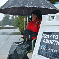 Abortion Prayers Unfazed By This Morning's Hail Storm