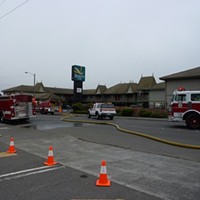 A.M. Fire at Quality Inn in Eureka