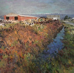 PAINTING BY RANDY SPICER - "Arcata Bottoms #51."