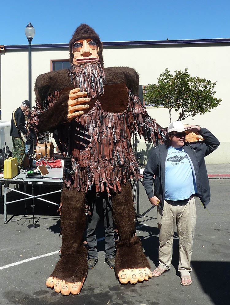 Bigfoot with James "Bobo" Fay - PHOTO BY BOB DORAN