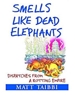 Book cover, "Smells Like Dead Elephants"