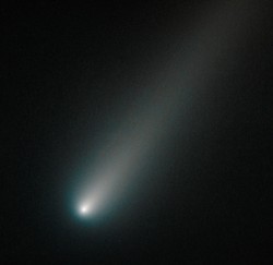 NASA - C/2012 S1, aka Comet ISON, 177 million miles from Earth (twice the sun-Earth distance), photographed by the Hubble Space Telescope Oct. 9, 2012.
