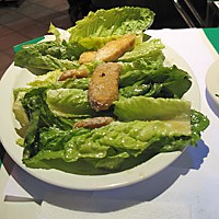 Caesar Salad prepared tableside in Tijuana. Photo by Bob Doran.