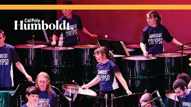 Cal Poly Humboldt Percussion Ensemble, World Percussion Group, and Calypso Band