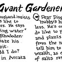 Ask the Avant Gardener...