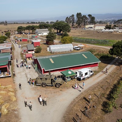 Aerial view of the 2022 Coffee at the Farm