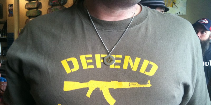 'Defend Humboldt' With AK-47, Suggests a T-Shirt