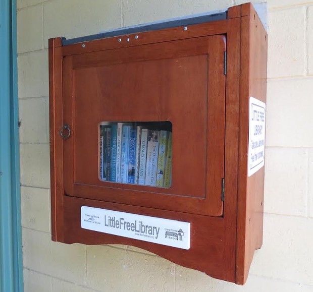The new Little Free Library in Old Town - PHOTO COURTESY BARRY EVANS