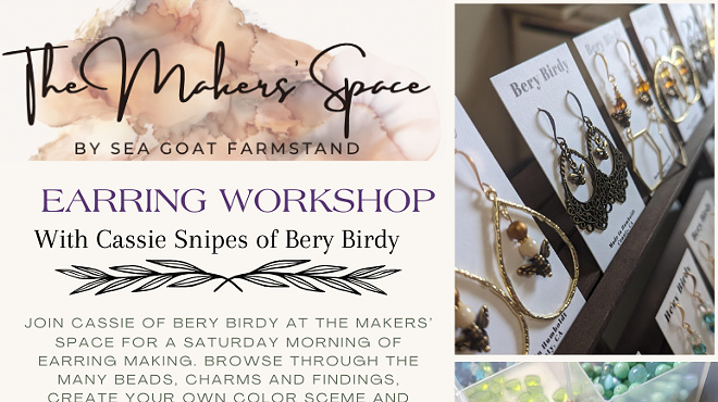 Earring Workshop with Cassie of Bery Birdy