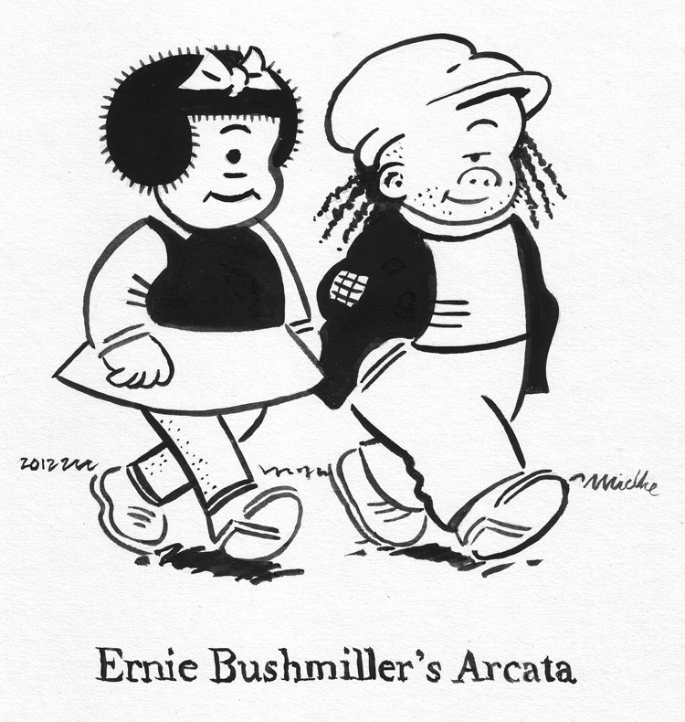 Ernie Bushmiller's Arcata - JOEL MIELKE