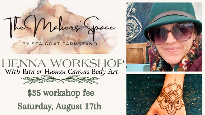 Henna Workshop for Beginners at The Makers' Space