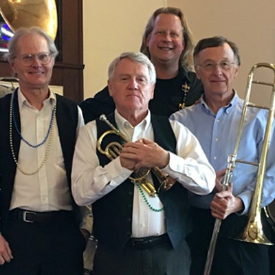 Michael McClimon, cornet: Randy Carrico, clarinet and sax: George Epperson, trombone: Tim Theiss, banjo: Fred Tempas, tuba: Jonathan Claasen, drums