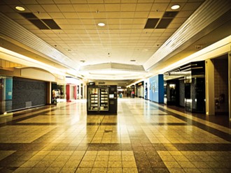 Inside the Bayshore mall.