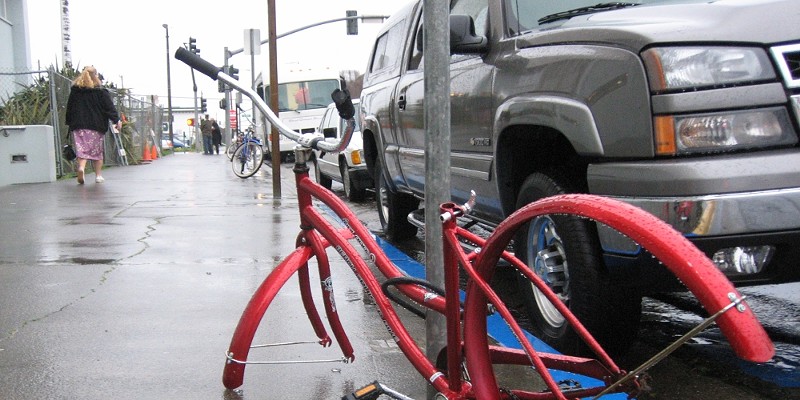 Is This Stripped Bike a Crime or an Art Installation?