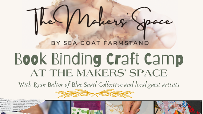 Kid's Book Binding Craft Camp at The Makers' Space