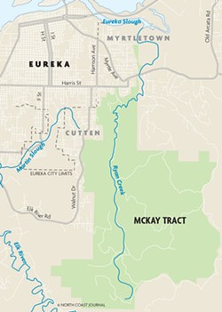 © NORTH COAST JOURNAL - Map of McKay Tract.