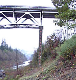 Martin's Ferry Bridge. Photo courtesy Humboldt County Public Works.