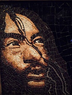 Mosaic art by Marley Goldman at Jitter Bean