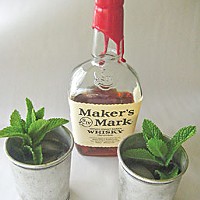 My personal choices for mint julep are either Maker's Mark (Kentucky) or George Dickel (Tennessee), both distinguished "sipping whiskeys," as Mama would say. Photo by Bob Doran.