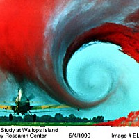 NASA wake vortex study at Wallops Islands NASA Langley Research Center, May, 1990