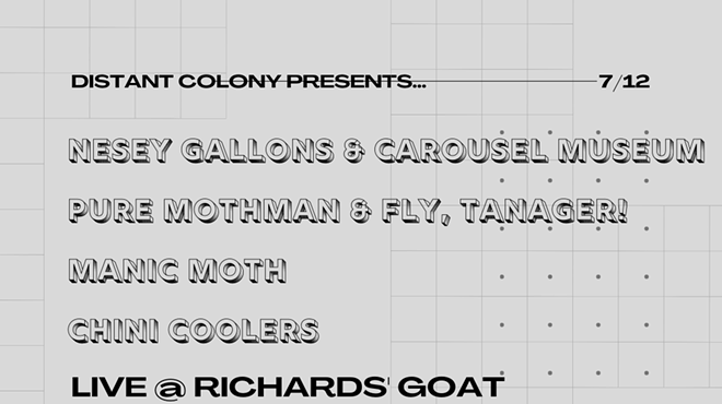 Nesey Gallons & Carousel Museum + Pure Mothman & Fly, Tanager! + Manic Moth + Chini Coolers