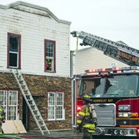 Fire Breaks Out in Squires Building