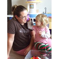 Of the 220 licensed family child care homes in Humboldt County, 157 are family child care homes similar to the one run by Carissa Bowser-Smith, pictured here with her daughter, Kirstalyn. The rest are licensed children’s centers.