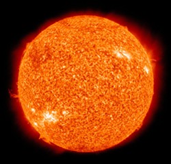 NASA PHOTO - Our nearest star, the Sun, photographed in extreme ultraviolet by NASA's Solar Dynamics Observatory.