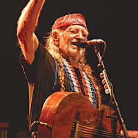 Outlaw country music icon Willie Nelson performs Sunday at Dimmick Ranch on the Humboldt/Mendocino County Line.  Photo by Scott Newton.