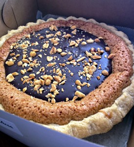 Peanut butter chess pie is a dessert fit for the King. - JENNIFER FUMIKO CAHILL