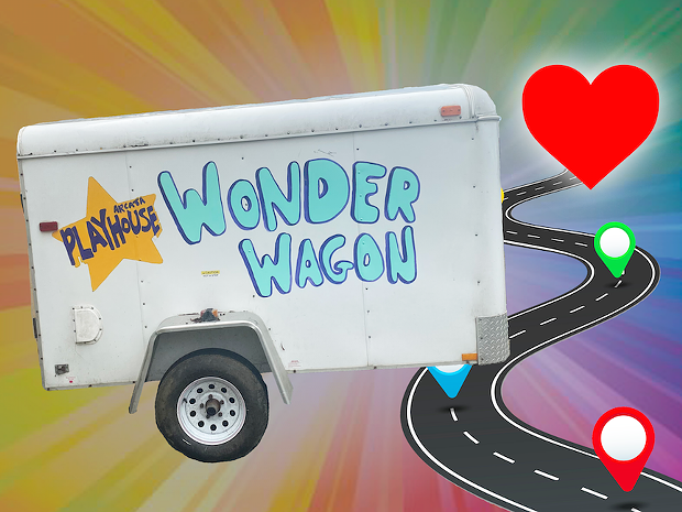 Playhouse Wonder Wagon is an art spectacle on wheels!