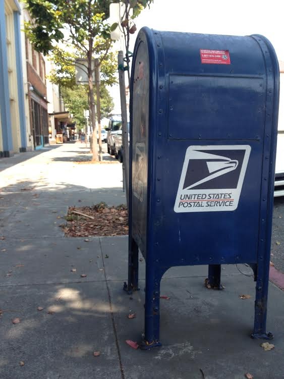 The blue box awaits you in Old Town Eureka, California. - PHOTO BY HEIDI WALTERS