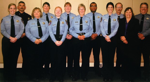 Eureka Police Services Officers pose for a group photo. - SUBMITTED PHOTO