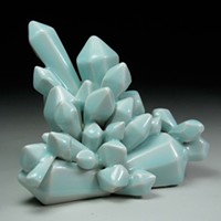 Shannon Sullivan's porcelain pieces explore natural forms like crystals, cells and fingerprints. See "Minimum Inventory, Maximum Diversity" and others at Sewell Gallery Saturday night.