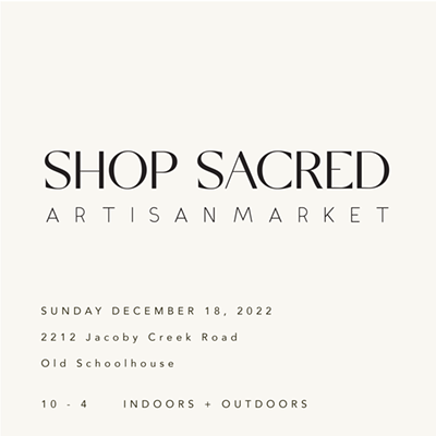 Shop Sacred  Curated Holiday Artisan Market