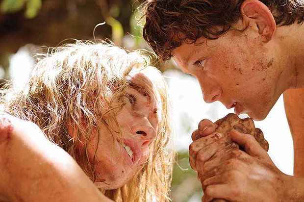 "Son, this is no time to arm wrestle." Naomi Watts and Tom Holland in The Impossible.