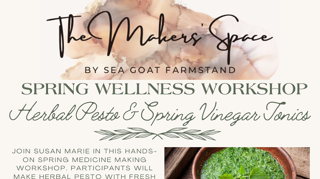 Spring Wellness Workshop with -Susan Marie Herbals